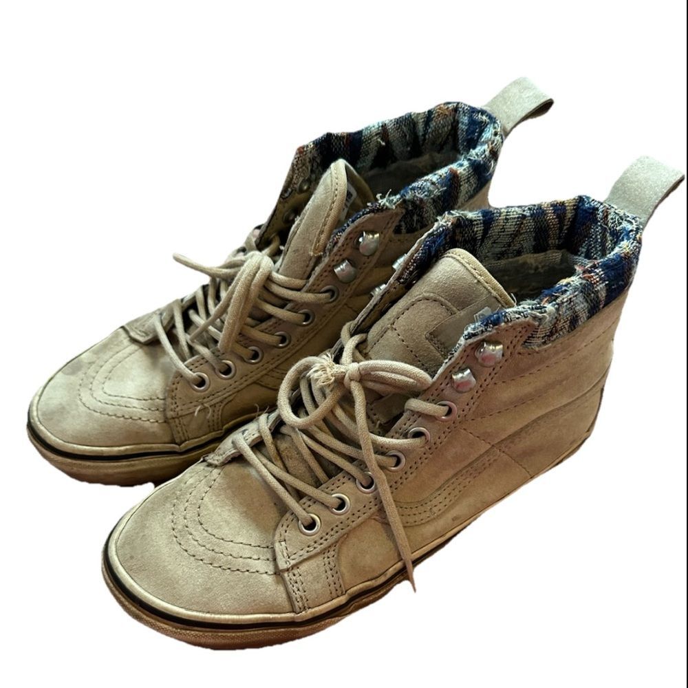 ans Vans Sk8-Hi Suede Scotchgard Sneaker Boot 7 Men 8.5 Women’s